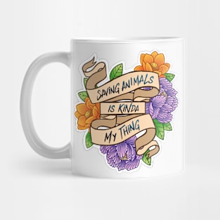 Saving Animals Mug